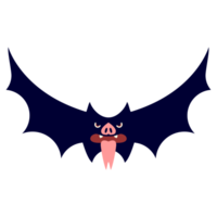 morcego de halloween assustador png