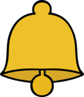 cute cartoon brass bell png