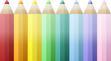 Couleur des crayons graphique icône png