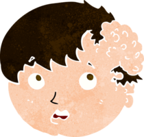 niño de dibujos animados con crecimiento feo en la cabeza png