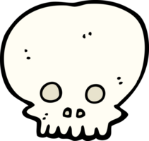 cartoon spooky skull symbol png