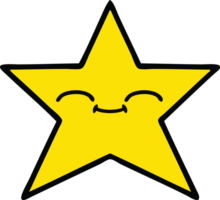 cute cartoon gold star png