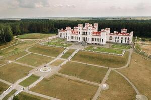 Summer Kossovsky Castle in Belarus.Puslovsky Palace photo