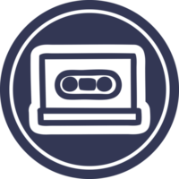 cassette tape circular icon png