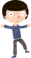 cartoon startled boy png