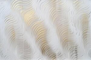 AI generated Lines of light and shadows on the surface. Beige texture photo