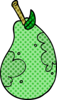 cartoon doodle fresh pear png