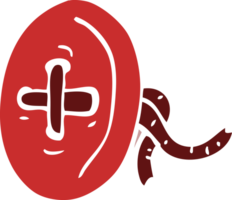 bouton de griffonnage de dessin animé png