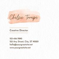 Creative Square Business Card template