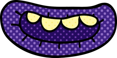 cartoon doodle mouth png