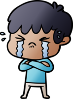 cartoon boy crying png