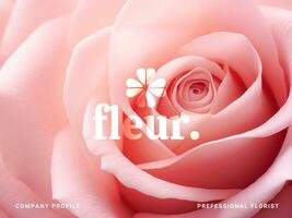 Professional Florist Company Profile Presentation Template