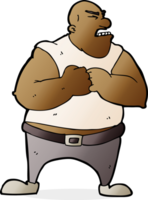 cartoon violent man png