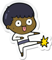 sticker of a cartoon man staring png