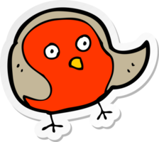 sticker van een tekenfilm Robin png