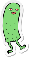 sticker of a cartoon funny ghost png