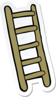 sticker of a cartoon ladder png