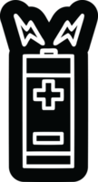 symbole d'icône de batterie png