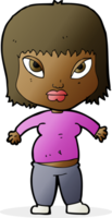 cartoon overweight woman png