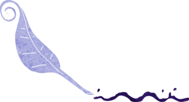 pluma de dibujos animados png