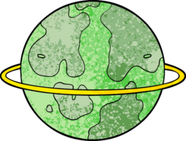 tecknad serie utomjording planet png