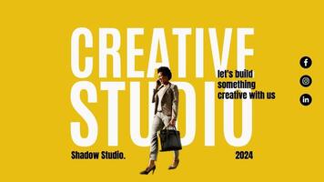 creative studio company profile  presentation template