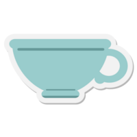 adesivo per tazza di caffè png