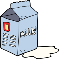 cartoon milk carton png