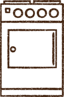 Cooker Charcoal Drawing png