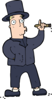 cartoon smoking gentleman png