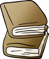 cartoon doodle journal books png