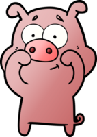 happy cartoon pig png