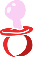 sucette bébé dessin animé doodle png