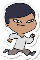 sticker of a cartoon boy png