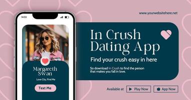 Dating App for Love Season Facebook Ads Template