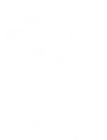 Festive Horse Chalk Drawing png