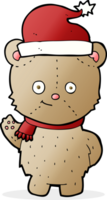 tekenfilm Kerstmis teddy beer png