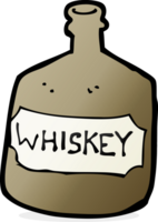 cartoon old whiskey bottle png