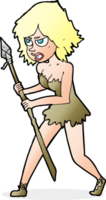 cartoon cave girl png