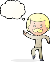tecknad serie dans pappa med trodde bubbla png