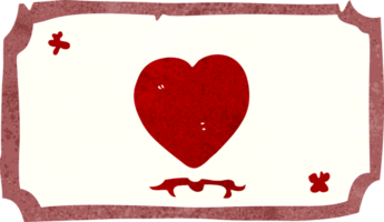 cartoon love heart frame png