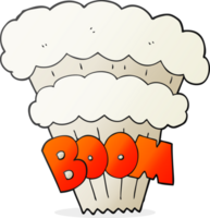 hand drawn cartoon explosion png