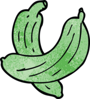 cartoon doodle cucumber plant png