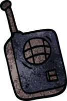 cartone animato scarabocchio walkie talkie png