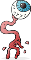 cartoon gross eyeball png