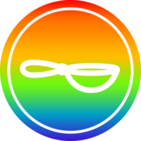 Kochwok kreisförmig im Regenbogenspektrum png