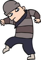 cartoon sneaking thief png