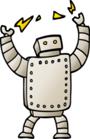 pendenza illustrazione cartone animato gigante robot png