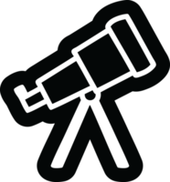 Astronomie Teleskop Symbol Symbol png