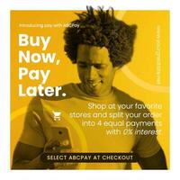 Pay later App Promotion Post For Instagram template